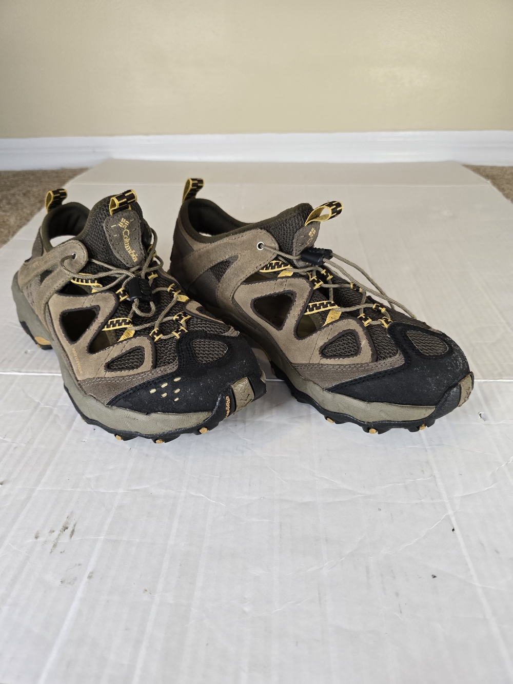 Men’s Columbia Pagora Hybrid Shoes Size 10 Black Outdoor Hiking Casual